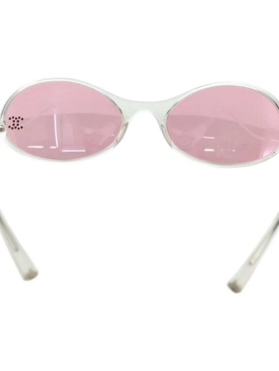 CHANEL COCO Mark Sunglasses plastic Clear 5044-B CC Auth YKZ1409M main image 10